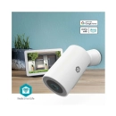 Nadzorna IP kamera NEDIS WIFICO15CWT, vanjska, senzor pokreta, noćni vid, 3MP, FHD, žičana, IPX5, bijela