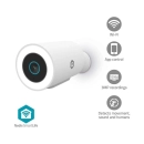 Nadzorna IP kamera NEDIS WIFICO15CWT, vanjska, senzor pokreta, noćni vid, 3MP, FHD, žičana, IPX5, bijela