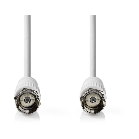 Kabel NEDIS CSGL41000WT30, antenski F (M) na antenski F (M), 3m, bijeli, label Kabel NEDIS CSGL41000WT30, antenski F (M) na antenski F (M), 3m, bijeli, label
