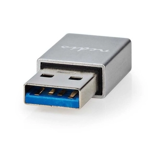 Adapter NEDIS CCGB60925GY, USB A 3.2 Gen 1 (M) na USB C (Ž), srebrni, kutija Adapter NEDIS CCGB60925GY, USB A 3.2 Gen 1 (M) na USB C (Ž), srebrni, kutija