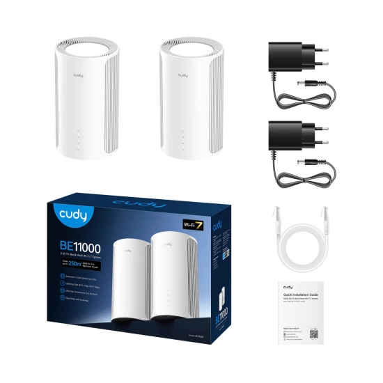 Access Point CUDY M11000, BE11000, WiFi 7, 2 komada