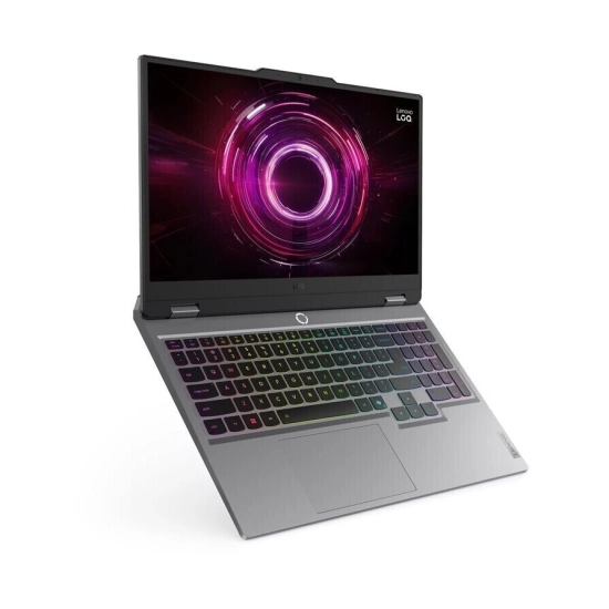 Laptop LENOVO LOQ 15AHP10, 83JG002WSC, Ryzen 5 220, 16GB, 1TB SSD, GeForce RTX 5050, 15.6incha FHD IPS 144Hz, NoOS, sivi