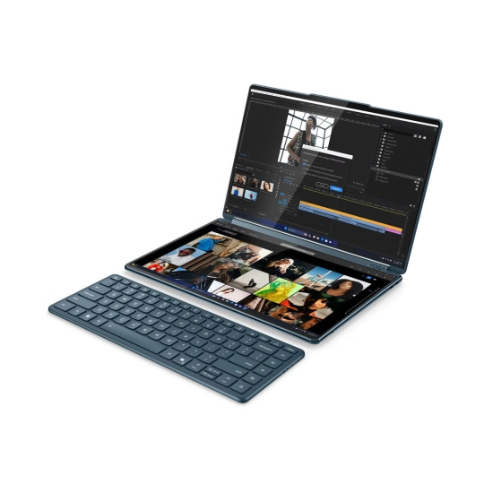 Laptop LENOVO Yoga Book 9 14IAH10, 83KJ000RRM, Core Ultra 7 255H, 32GB, 1TB SSD, Intel Arc Graphics, 14incha 2.8K OLED Touch 120Hz, Windows 11P, Tideal teal Laptop LENOVO Yoga Book 9 14IAH10, 83KJ000RRM, Core Ultra 7 255H, 32GB, 1TB SSD, Intel Arc Graphics, 14incha 2.8K OLED Touch 120Hz, Windows 11P, Tideal teal