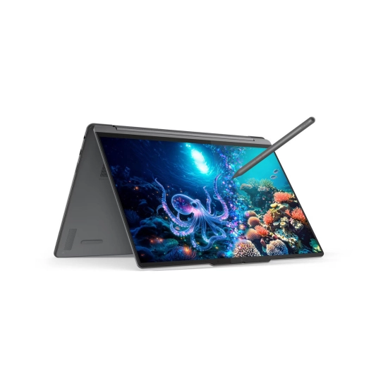 Laptop LENOVO Yoga 9 2-in-1 14ILL10, 83LC002ESC, Core Ultra 7 258V, 32GB, 1TB SSD, Intel Arc Graphics, 14incha 2.8K OLED Touch 120Hz, Windows 11P, sivi