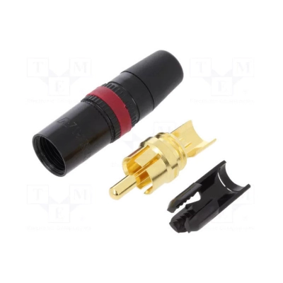 Konektor REAN NYS373-2, RCA (M), crni Konektor REAN NYS373-2, RCA (M), crni