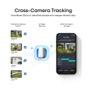 Nadzorna IP kamera EUFY SoloCam E42 2+1kit, vanjska, senzor pokreta, noćni vid, 8MP, 4K UHD, žičana, IPX5, bijela