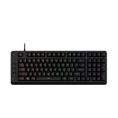 Tipkovnica HYPERX Eve 1800, žičana, USB A, membranska, RGB, crna
