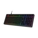 Tipkovnica HYPERX Origins 2 1800, žičana, mehanička, Crveni Switch, RGB, crna