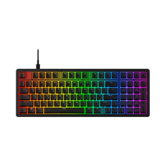 Tipkovnica HYPERX Origins 2 1800, žičana, mehanička, Crveni Switch, RGB, crna Tipkovnica HYPERX Origins 2 1800, žičana, mehanička, Crveni Switch, RGB, crna