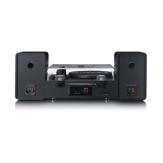 Gramofon LENCO MC-760BK, CD Player, FM, DAB+, Bluetooth 5.3, USB C, 3.5mm, vanjski zvučnici, LCD zaslon, crni