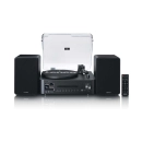 Gramofon LENCO MC-760BK, CD Player, FM, DAB+, Bluetooth 5.3, USB C, 3.5mm, vanjski zvučnici, LCD zaslon, crni
