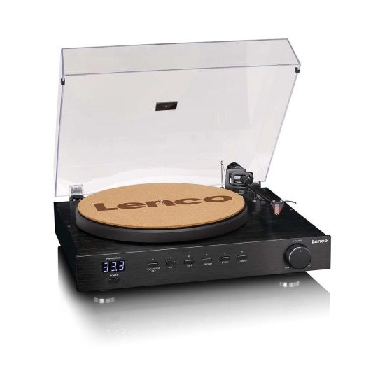 Gramofon LENCO LS-700BK, Bluetooth 5.2, RCA, vanjski zvučnici, crni Gramofon LENCO LS-700BK, Bluetooth 5.2, RCA, vanjski zvučnici, crni