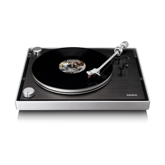 Gramofon LENCO L-455BK, RCA, crno srebrni Gramofon LENCO L-455BK, RCA, crno srebrni
