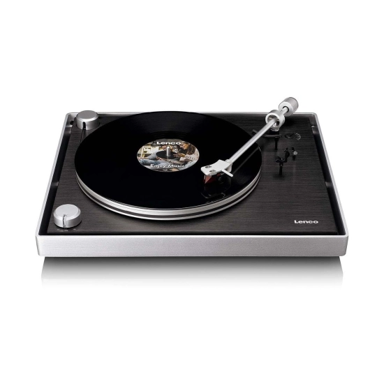 Gramofon LENCO L-455BK, RCA, crno srebrni Gramofon LENCO L-455BK, RCA, crno srebrni