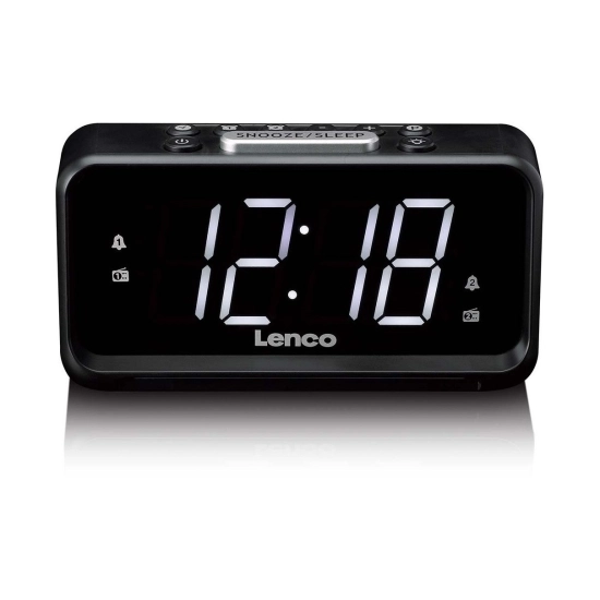 Radio budilica LENCO CR-28BK, FM/AM, crna Radio budilica LENCO CR-28BK, FM/AM, crna