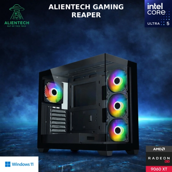 Računalo gaming ALIENTECH Reaper, Core Ultra 5 225F, 16GB, 1TB SSD, Radeon RX 9060XT, Windows 11P Računalo gaming ALIENTECH Reaper, Core Ultra 5 225F, 16GB, 1TB SSD, Radeon RX 9060XT, Windows 11P