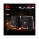 Zvučnici FANTECH HELLSCREAM GS205, USB A, 3.5mm, RGB, crni