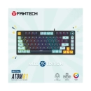 Tipkovnica FANTECH Atom 81 MK875V2, žičana, mehanička, Rosie Switch, navy