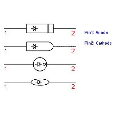 ZEN 1 W  10 V   - Diode, zener diode