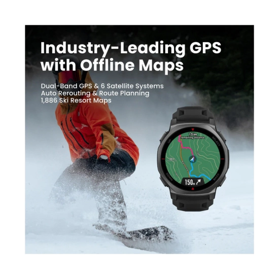 Pametni sportski sat AMAZFIT T-Rex 3 Pro, W2548GL2N, 44mm, bijelo zlatni