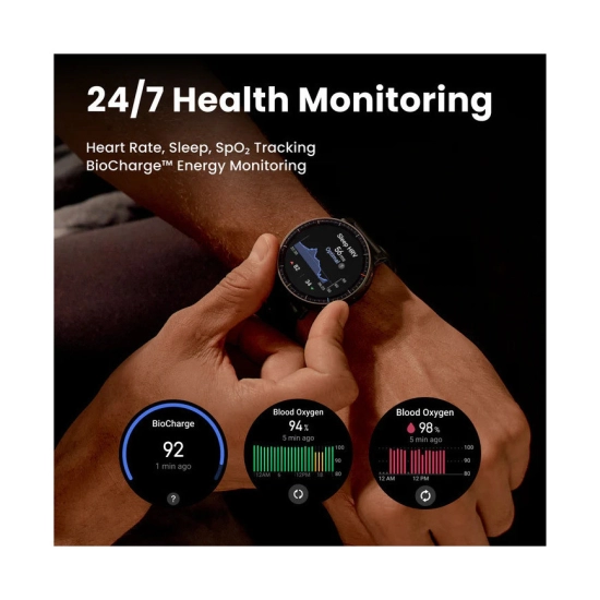 Pametni sportski sat AMAZFIT Active Max, W2556GL1N, crni Pametni sportski sat AMAZFIT Active Max, W2556GL1N, crni