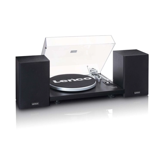 Gramofon LENCO LS-500BK, Bluetooth, RCA, zvučnici 2x30W, crni