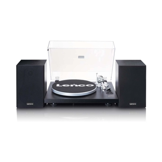 Gramofon LENCO LS-500BK, Bluetooth, RCA, zvučnici 2x30W, crni