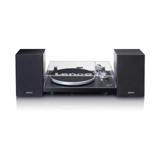 Gramofon LENCO LS-500BK, Bluetooth, RCA, zvučnici 2x30W, crni