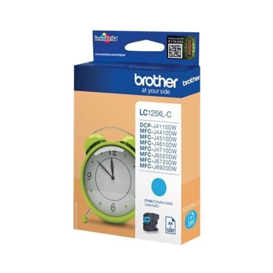 Tinta BROTHER LC125XLC, cijan, za DCP-J4110DW Tinta BROTHER LC125XLC, cijan, za DCP-J4110DW
