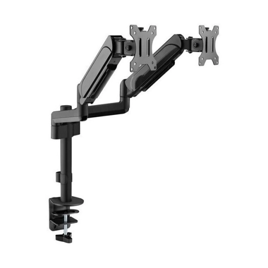 Nosač za monitor BIT FORCE BRACKET DMG-32-2M, za 2 monitora, 17-32incha, stolni, crni
