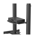 Nosač podni za TV BIT FORCE GUARD FS-100-T, 60-100incha, 120kg, nagib 10 stupnjeva, rotacija 90 stupnjeva