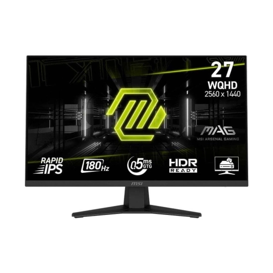 Monitor 27incha MSI MAG 274QF, 9S6-3CE41H-048, QHD, IPS 180Hz, 250cd/m2, 1000:1, crni