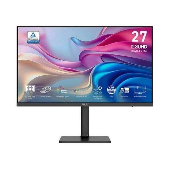 Monitor 27incha MSI Modern MD272UPHG, 9S6-3PB19H-270, 4K UHD, IPS 4ms 400cd/m2, 1000:1, crni