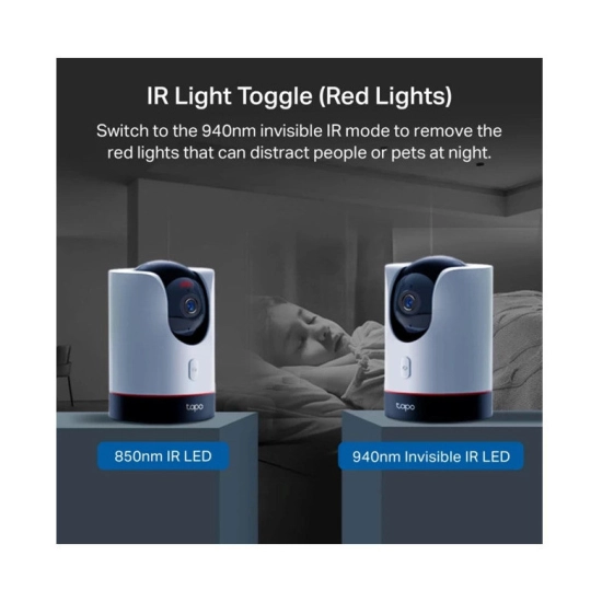 Nadzorna IP kamera TP-LINK Tapo C225, unutarnja, senzor pokreta, noćni vid, 4MP, QHD+, bežična, bijela