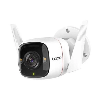 Nadzorna IP kamera TP-LINK Tapo C310, vanjska, senzor pokreta, noćni vid, 3MP, 4K UHD, bežična, IPX6, bijela   - TP-Link