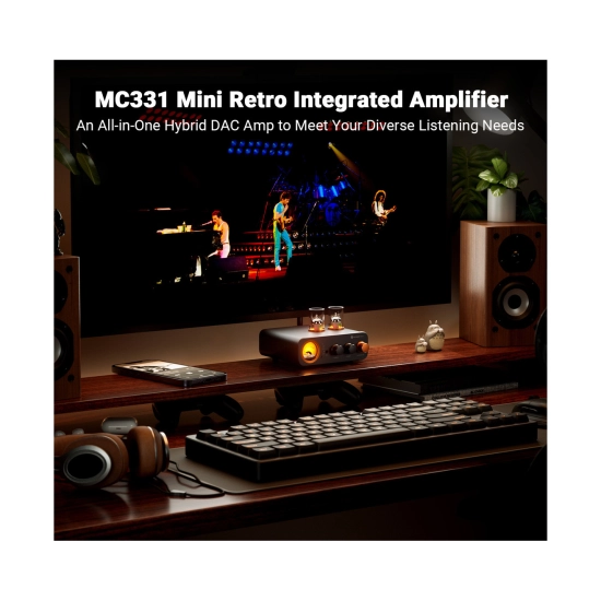 Pojačalo FOSI AUDIO MC331, 105W x 2, Bluetooth, cijevno, crno Pojačalo FOSI AUDIO MC331, 105W x 2, Bluetooth, cijevno, crno