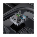 FM transmiter za auto HOCO E62, LCD zaslon, Bluetooth, USB C, 2x USB A, Power Delivery 3.0, Quick Charge 3.0, crni