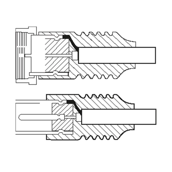 Kabel GOOBAY 11728, antenski F (M) na antenski F (M), 5m, bijeli, bulk Kabel GOOBAY 11728, antenski F (M) na antenski F (M), 5m, bijeli, bulk