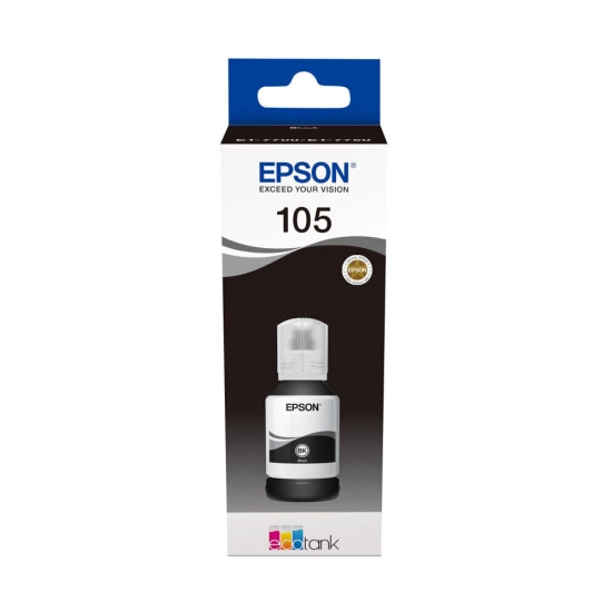 Tinta EPSON 105, C13T00Q140, crna, za EcoTank ET-7700/ET-7750/L7160/L7180/Expression Premium ET-7700 EcoTank All-in-One/ET-7750 EcoTank All-in-One Tinta EPSON 105, C13T00Q140, crna, za EcoTank ET-7700/ET-7750/L7160/L7180/Expression Premium ET-7700 EcoTank All-in-One/ET-7750 EcoTank All-in-One