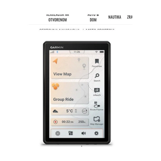 GPS navigacija GARMIN Overland Edition, 8incha, za automobil, Bluetooth, + karta Europe