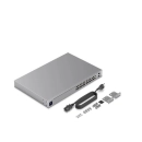 Switch UBIQUITI USW-Pro-24, 26-portni, RJ45, 2× 10G SFP+, srebrni