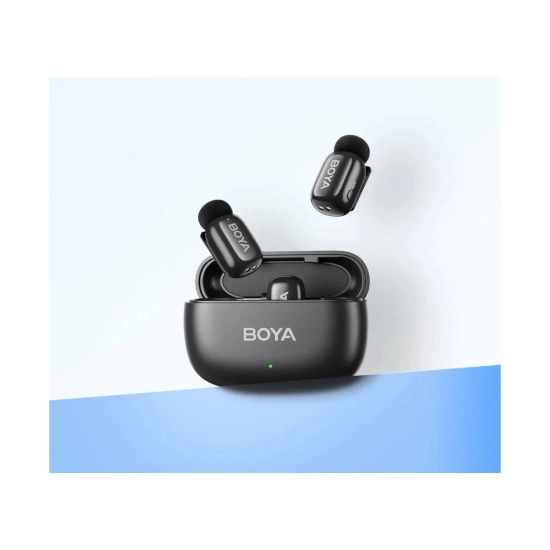 Mikrofon BOYA mini 2-02, bežični, USB C, crni Mikrofon BOYA mini 2-02, bežični, USB C, crni