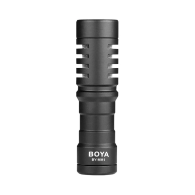 Mikrofon BOYA BY-MM1, žičani, kondenserski, crni Mikrofon BOYA BY-MM1, žičani, kondenserski, crni