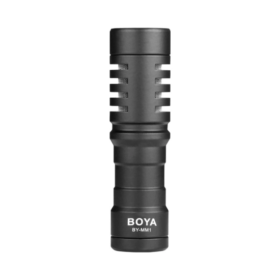 Mikrofon BOYA BY-MM1, žičani, kondenserski, crni Mikrofon BOYA BY-MM1, žičani, kondenserski, crni