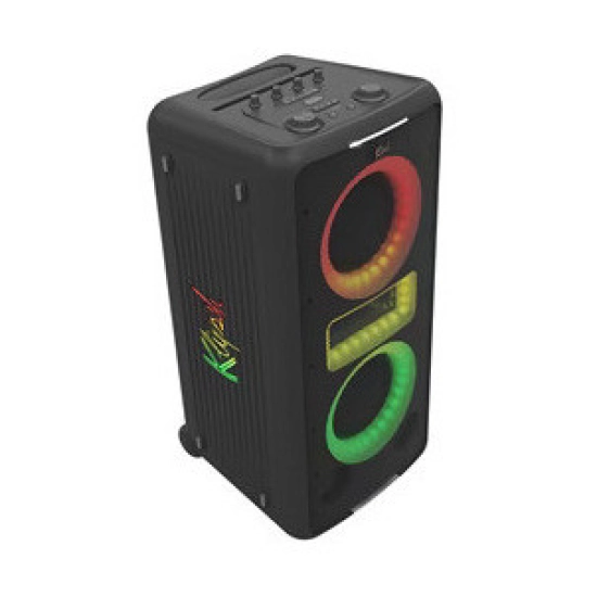 Prijenosni audio sustav KLIPSCH New York, Bluetooth 5.2, USB A, 6.35mm, LED rasvijeta, 1 mikrofona, crni Prijenosni audio sustav KLIPSCH New York, Bluetooth 5.2, USB A, 6.35mm, LED rasvijeta, 1 mikrofona, crni