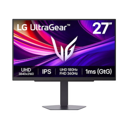 Monitor 27incha LG 27G810A, 27G810A-B.AEU, 4K UHD, IPS 180Hz 1ms, 400cd/m2, 1000:1, 3x USB A, crni