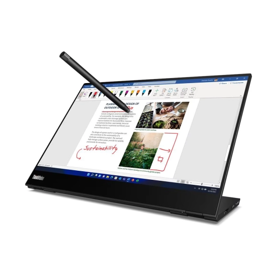 Monitor 14incha LENOVO ThinkVision M14t Gen 2, 63FDUAT6WL, 2.2K, IPS, 300cd/m2, 1500:1, 2x USB C, pivot, Touch, crni Monitor 14incha LENOVO ThinkVision M14t Gen 2, 63FDUAT6WL, 2.2K, IPS, 300cd/m2, 1500:1, 2x USB C, pivot, Touch, crni