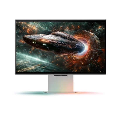 Monitor 27incha SAMSUNG Odyssey 3D G90XF, LS27FG900XUXEN, 4K UHD, IPS 165Hz 1ms, 350cd/m2, 1000:1, pivot, zvučnici, srebrni