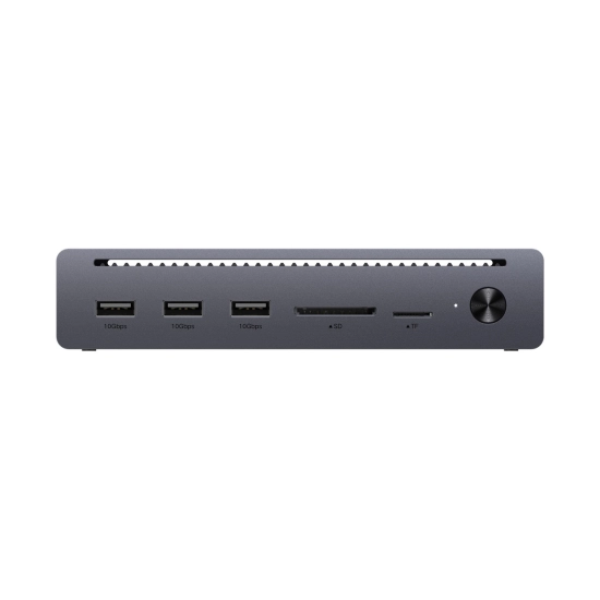 Docking station UGREEN Maxidok 10u1 U712, 2x Thunderbolt 5, 3x USB A, DisplayPort, RJ45, čitač kartica TF/SD, sivi
