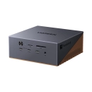 Docking station UGREEN Maxidok 17u1 U716, 2x Thunderbolt 5, 3x USB C, 3x USB A, DisplayPort, RJ45, čitač kartica TF/SD, 3x 3.5mm, sivi